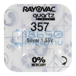 Rayovac 357 Ezüst-Oxid Gombelem