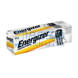   Energizer Industrial Alkáli Tartós (D / LR20) Góliát Elem (12db)