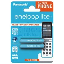   Panasonic Eneloop Lite 550mAh (AAA / R03) Mikró Újratölthető Elem / Ni-MH Akkumulátor (2db)