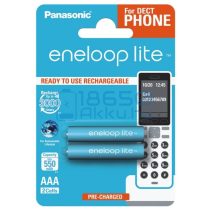   Panasonic Eneloop Lite 550mAh (AAA / R03) Mikró Újratölthető Elem / Ni-MH Akkumulátor (2db)