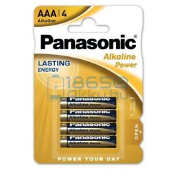   Panasonic Alkaline Power Alkáli Tartós (AAA / LR03) Mikro Elem (4db)