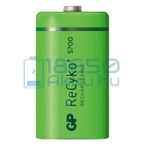   GP ReCyko+ 5700 5700mAh (D / R20) Góliát Újratölthető Elem / Ni-MH Akkumulátor