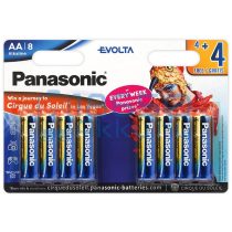   Panasonic Evolta Alkáli Tartós (AA / LR6) Ceruza Elem (8db)