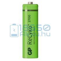   GP ReCyko+ 2700 2600mAh (AA / R6) Ceruza Újratölthető Elem / Ni-MH Akkumulátor