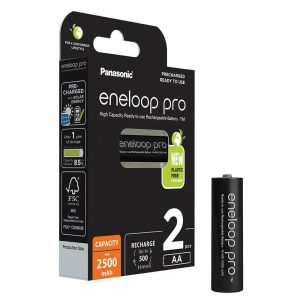 Panasonic Eneloop Pro 2500mAh (AA / R6) Ceruza Újratölthető Elem / Ni-MH Akkumulátor (2db)