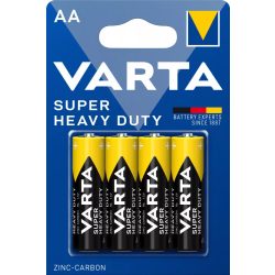   Varta Super Heavy Duty Cink-Szén Féltartós (AA / R6) Ceruza Elem (4db)