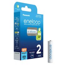   Panasonic Eneloop 800mAh (AAA / R03) Mikró Újratölthető Elem / Ni-MH Akkumulátor (2db)