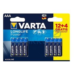   Varta Longlife Power Alkáli Tartós (AAA / LR03) Mikro Elem (16db)