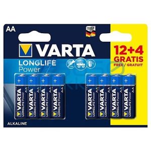 Varta Longlife Power Alkáli Tartós (AA / LR6) Ceruza Elem (16db)