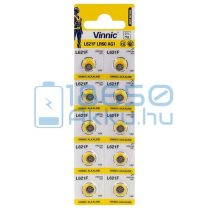 Vinnic AG1 / LR60 / L621F Alkáli Gombelem