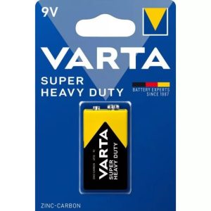 Varta Super Heavy Duty 6F22 9V Féltartós Cink-Szén Elem