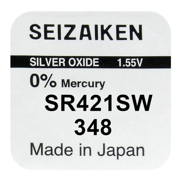 Seiko Seizaiken 357 / SR44W Ezüst-Oxid Gombelem